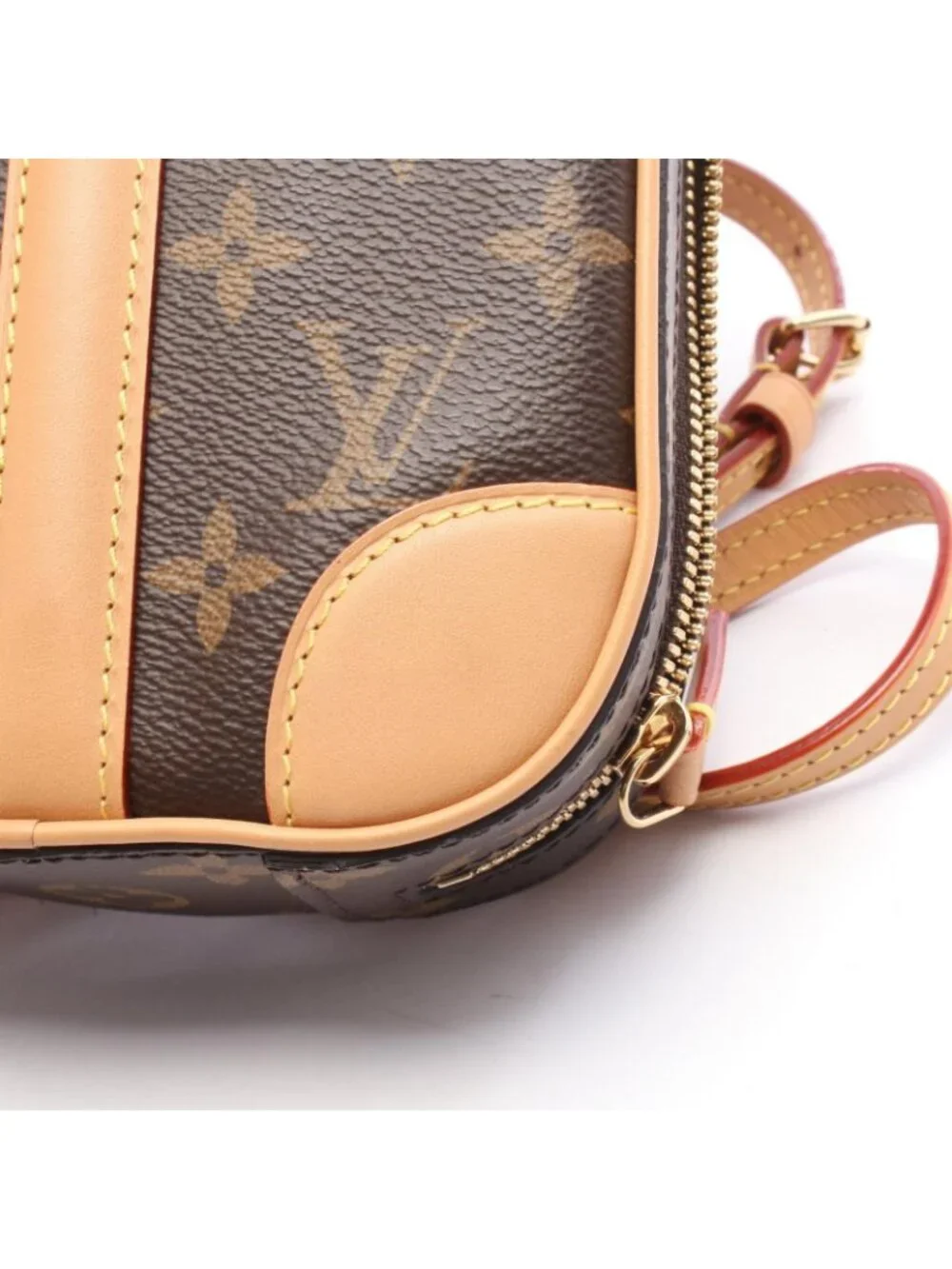 Louis Vuitton Valisette Vertical 2-Way Canvas Leather Handbag